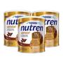 Imagem de Nutren Senior Chocolate Suplemento Alimentar 740g  Kit com três unidades