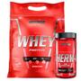 Imagem de Nutri Whey 907g Refil + Therma Pro 120 Caps Integralmedica