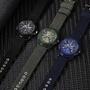 Imagem de Nylon Band Military Watch, Homens Relógios de Quartzo de Pulso do Exército (Verde)