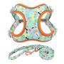 Imagem de Nylon Dog Harness Leash Set Reflective Fruit Printed Dog Vest Leash For Small Medium Dogs French Bulldog Harness Define