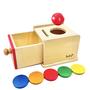 Imagem de Objeto de caixa suspensa 2 em 1 da Montessori Toys Dailyfunn Coin & Ball