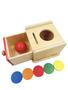 Imagem de Objeto de caixa suspensa 2 em 1 da Montessori Toys Dailyfunn Coin & Ball