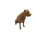 Imagem de Objeto Decorativo Pitbull Low Poly Bronze Bugingaria