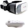 Imagem de Oculos 3D com Controle Bluetooth para Filmes Jogos Game de Realidade Virtual (vr box)