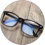 Imagem de Óculos Anti Luz Azul Descanso Sem Grau Proteção Para PC TV e Celular Estilo Moderno Realça o Rosto Unissex