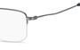 Imagem de Óculos de Grau Boss Masculino Titânio Retangular Grafite 1516/g r81 