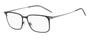 Imagem de Óculos de Grau Boss Masculino Titânio Retangular Preto 1253 003