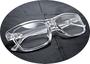 Imagem de Óculos De Leitura Descanso Quadrado Grande Transparente Com Grau +0.50 a +5.00