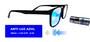 Imagem de Óculos De Leitura Unissex Quadrado Lente Com  Filtro Bloqueador Anti Luz Azul Das Telas