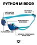 Imagem de Óculos de Natação Arena Python Racing - Com Proteção UV e Antiembaçante