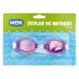 Imagem de Oculos de Natacao Infantil Roxo + Touca de Peixinho Rosa  Mor 