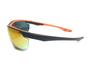 Óculos de proteção esportivo steelflex neon espelhado corrida ciclismo motocross trilha bike skate futvoley Imagem de Óculos de proteção esportivo steelflex neon espelhado corrida ciclismo motocross trilha bike skate futvoley