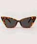 Imagem de Óculos de Sol Cat Eye Leopard Gatinho Retro Vintage UV400