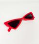 Imagem de Óculos de Sol Cat Eye Vermelho Triangular Triangulo Triangle Gatinho Retro Vintage UV400