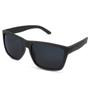 Imagem de Óculos De Sol Clássico Masculino Quadrado Preto Proteção UV
