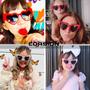 Imagem de Óculos de sol COASION Kids Polarized Heart Girls de 2 a 8 anos (rosa)