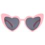 Imagem de Óculos de sol COASION Kids Polarized Heart Girls de 2 a 8 anos (rosa)