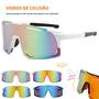 Óculos de Sol de Ciclismo Polarizados Unissex - Proteção UV e à Prova de Vento Imagem de Óculos de Sol de Ciclismo Polarizados Unissex - Proteção UV e à Prova de Vento