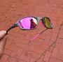 Imagem de Óculos de Sol Doublex Rosa Pink Juliet X-Metal Polarizado Lupa Pinada Tamanho Grande Mars Penny