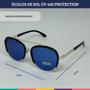 Imagem de Óculos De Sol Espelhado Azul W&a Uv 400 Protection 010SK