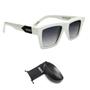 Imagem de Óculos De Sol Evoke Time Square B02 White Shine Gradient