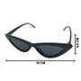 Imagem de Oculos de sol feminino formato gatinho retro vintage preto