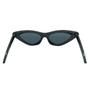 Imagem de Oculos de sol feminino formato gatinho retro vintage preto