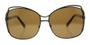 Imagem de Óculos de Sol Feminino Marrom Design Gatinho Polarizado Lentes UV