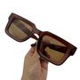 Imagem de Óculos de Sol Feminino Masculino Quadrado Mod Zeus Proteção UV 400 Dia Mães Retangular Unissex Lindo