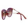 Imagem de Óculos de Sol Feminino Redondo Acetato/metal Mackage - Marrom/dourado