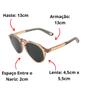 Imagem de Óculos De Sol Hang Loose Lentes Redondas UV POL0250-C3