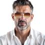 Imagem de Oculos de Sol Hexagonal Masculino Feminino Clássico Moda Retro Proteção UVA