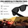 Imagem de Óculos de sol Joopin Square Polarized UV400 Protection Black