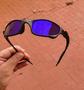 Imagem de Oculos de Sol Juliet Armação Metal Pinado Azul Escuro Lentes Neon Blue Penny Vilão Mars