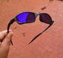 Imagem de Oculos de Sol Juliet Armação Metal Pinado Azul Escuro Lentes Neon Blue Penny Vilão Mars
