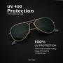 Imagem de Óculos de Sol Kaliyadi Aviator Polarizados UV400 - 58mm (2 Unidades)