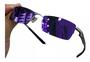 Imagem de Óculos De Sol Lupa De Vilão Plasma Lente Purple Kit Preto