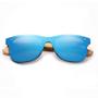 Imagem de Óculos de Sol Masculino Artesanal Bambu Kingseven Proteção Polarizados UV400 Espelho