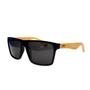 Imagem de Oculos de Sol Masculino Polarizado UV400 Haste Bambu Novo