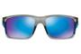 Imagem de Óculos de Sol Oakley Mainlink 0OO9264 03/57 Cinza Transparente Lente Azul Espelhado
