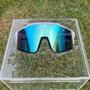 Imagem de Óculos de Sol Performance Máscara Ilha Azul Esporte Corrida Ciclismo Polarizado UV400