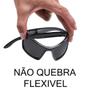 Imagem de Óculos De Sol Quadrado Masculino Preto Não Quebra Flexivel Polarizado Tremix 919 Brilho