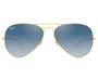 Imagem de Óculos de Sol Ray Ban Aviador RB3025L 001/3F-55