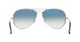 Imagem de Óculos De Sol Ray Ban Aviator Classico Rb3025l Prata Lente Cinza 58 - 58 - prata com cinza