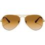 Imagem de Óculos de Sol Ray-Ban Aviator Gradiente Polido Ouro  Marrom Claro Degradê - RB3025L 001/51 62-14