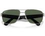 Imagem de Óculos De Sol Ray Ban Brushed Gunmetal Polarizado RB3745L 041/9A-63