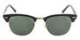 Imagem de Óculos de Sol Ray Ban Clubmaster RB3016 Preto Ouro Lente Tam 51 - Ray-Ban