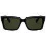 Imagem de Óculos de Sol Ray-Ban Inverness Polido Preto Verde Clássica G-15 - RB2191 901/31 54-18