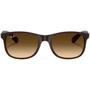 Imagem de Óculos de Sol Ray-Ban Original Andy Marrom Fosco Marrom Degradê - RB4202 607313 55-17