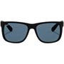 Imagem de Óculos de Sol Ray-Ban Original Justin Classic Preto Fosco Azul Clássico Polarizado - RB4165L 622/2V 57-16